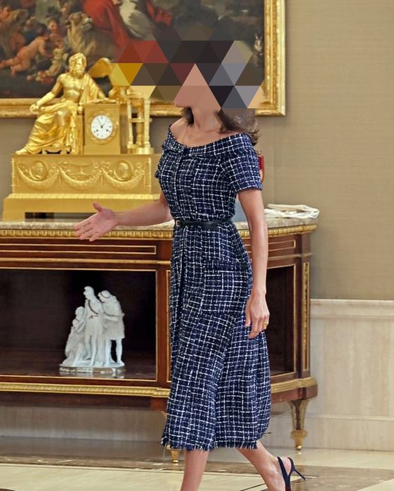 Шикарное Твидовое Платье