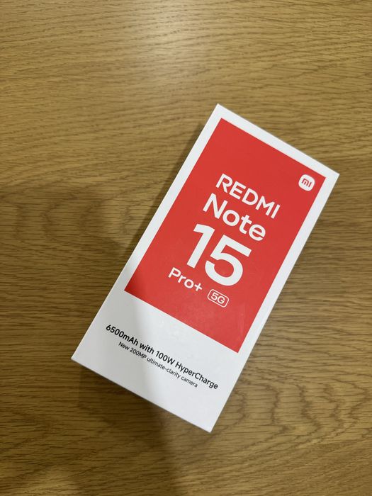 REDMi Note 15 Pro+ Black 512GB ЧИСТО НОВ