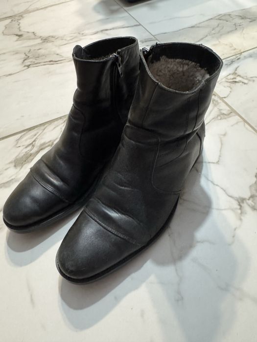 Зимние ботинки черные