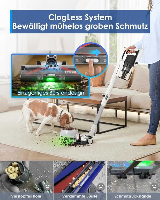 Нова Мощна Безжична Безкабелна Прахосмукачка Tineco Pure 1 A50S