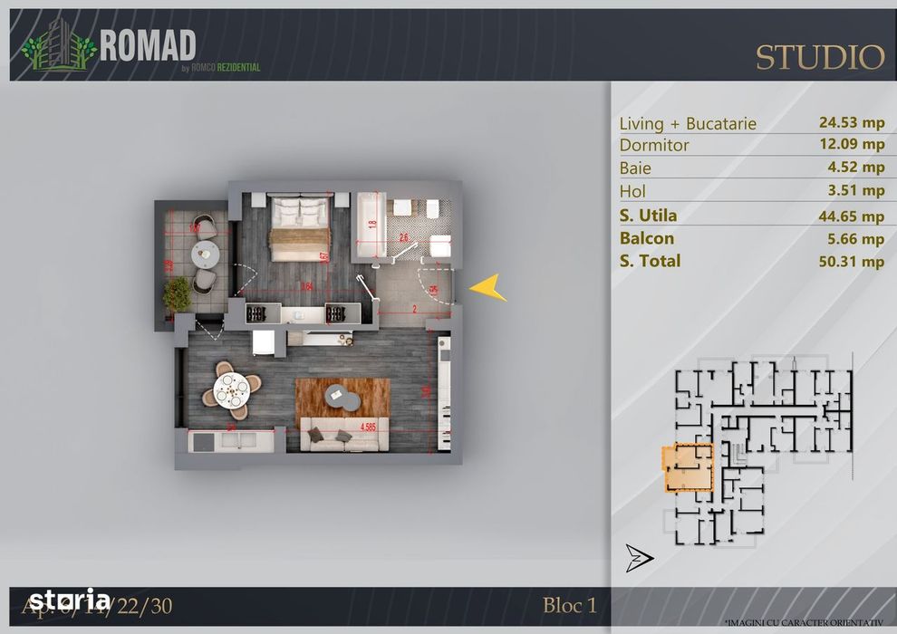Studio/ Proiect Premium Romco