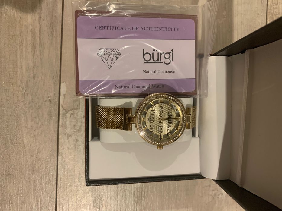 Дамски часовник Naturai Diamonds bürgi с диаманти