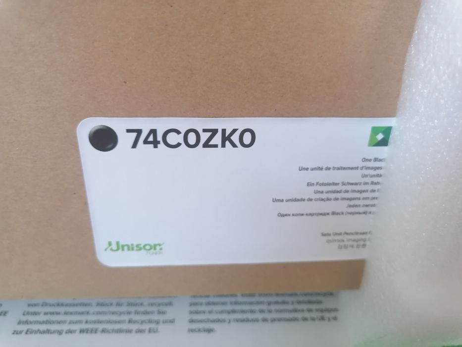 Unitate de imagine Lexmark 74C0ZK0, Negru , original, 150.000 pagini