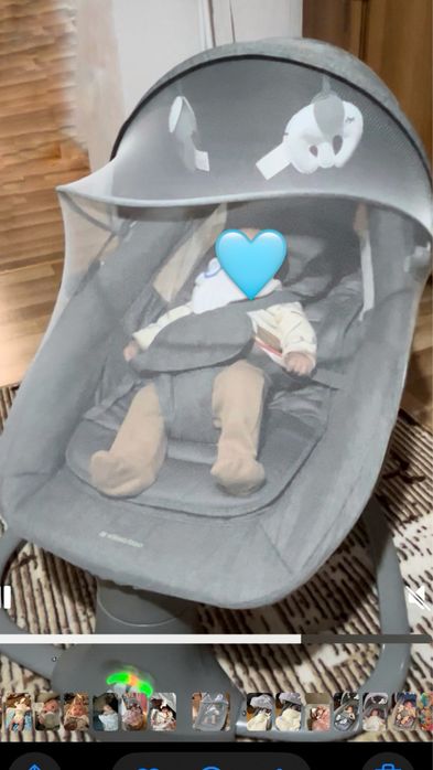 Бебешка електрическа люлка