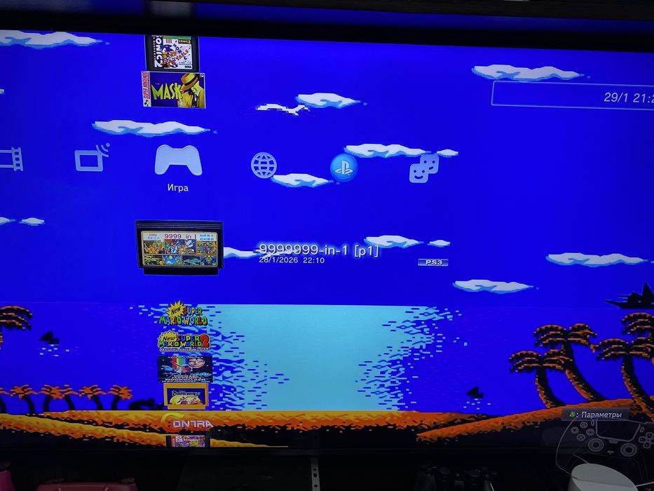 Продам пс3 слим 320г прошитая