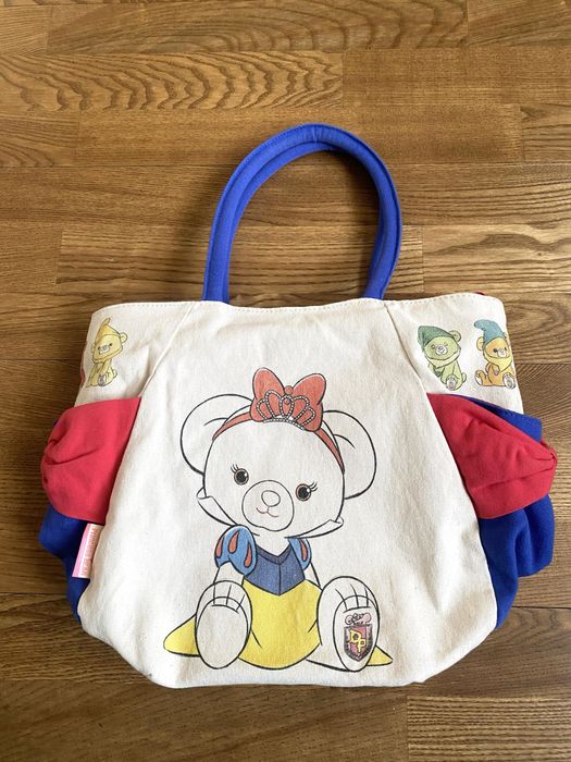 Медведь Белоснежка сумка