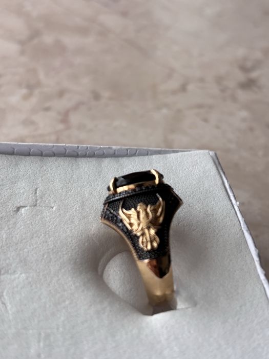 Inel din Argint 925placat cu Aur (6,24 grame )
