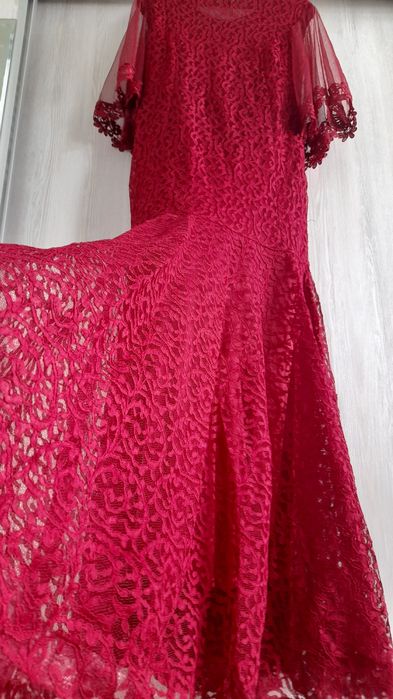 Гипюровое свадебное платье