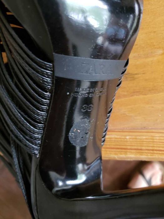 ZARA сандали с висок ток