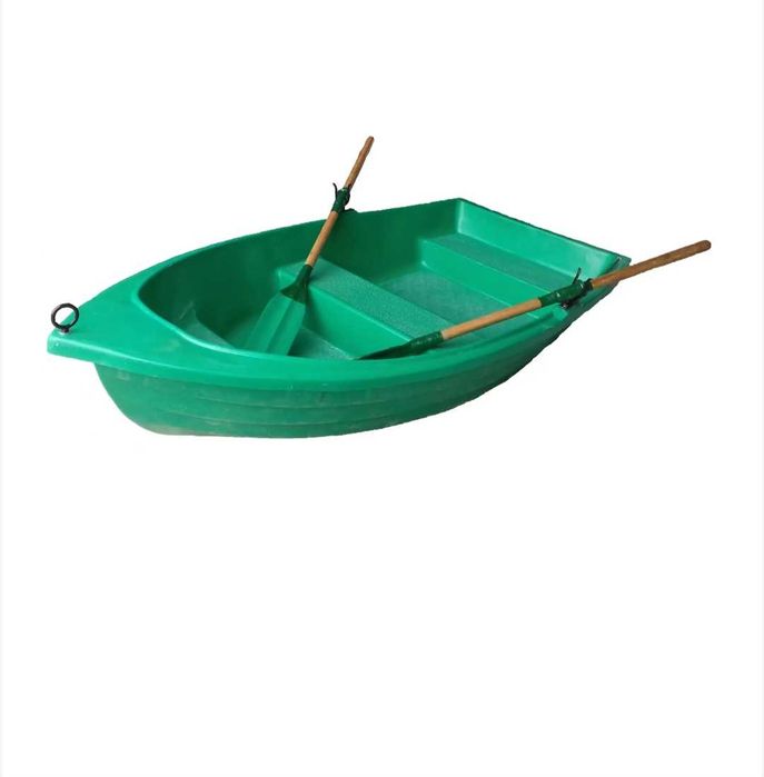 Vand barca din fibra de sticla cu vasle, pereti dubli, 2,5 m