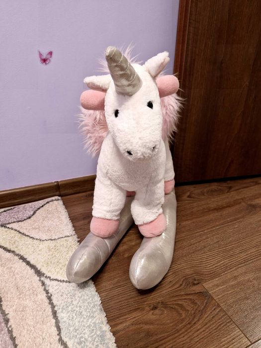 Плюшен еднорог с шейна