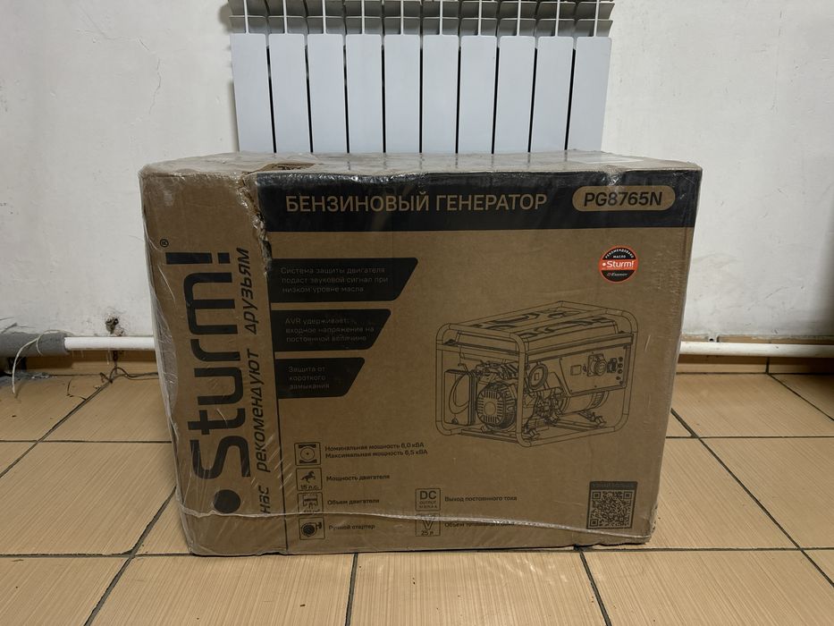 Генератор бензиновый Sturm PG8765N