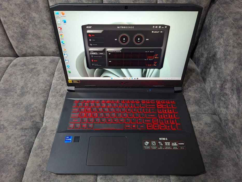 Acer Nitro 17inch i7 11180H 16/512 RTX3050TI 4gb