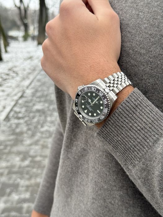 Ceas Seiko GMT Bruce Wayne Mod Mecanism Automatic