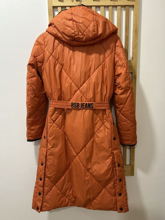 Зимно яке BSB – оранжево, с колан