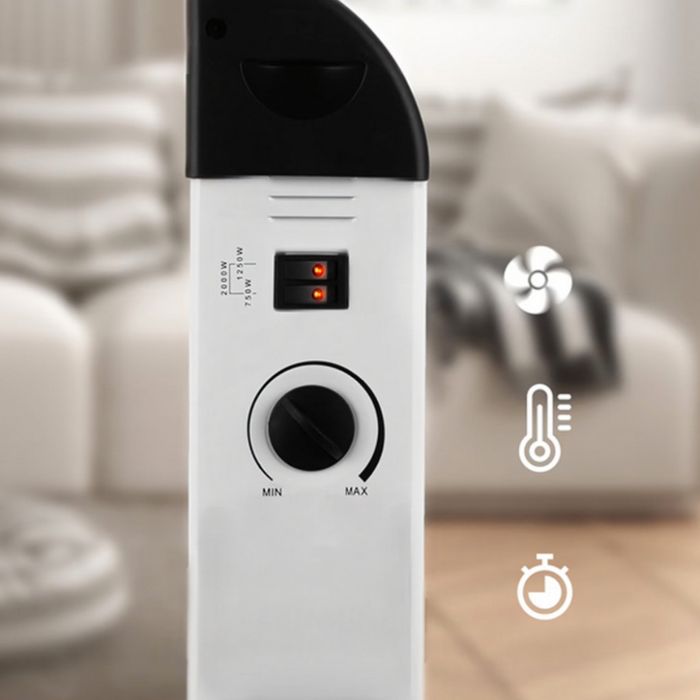 Електрически конвектор 2000 W с термостат – Енергийно ефективен и тих