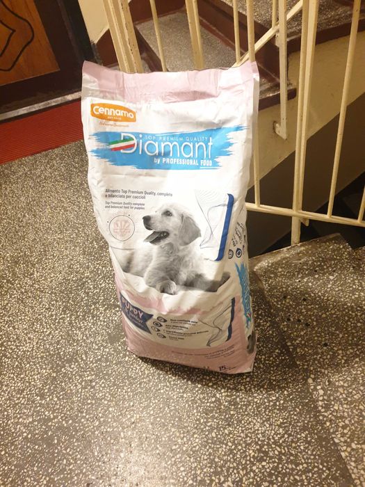 hrana uscata caini diamant puppy junior 15 kg