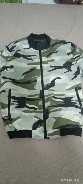 Ветровка бомбер камуфляж