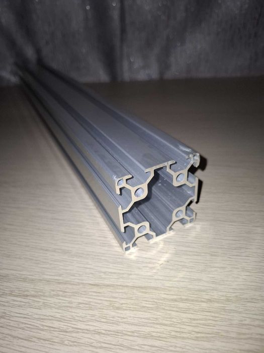 Profil Aluminiu Dublu T-Slot 60x60 L=55cm