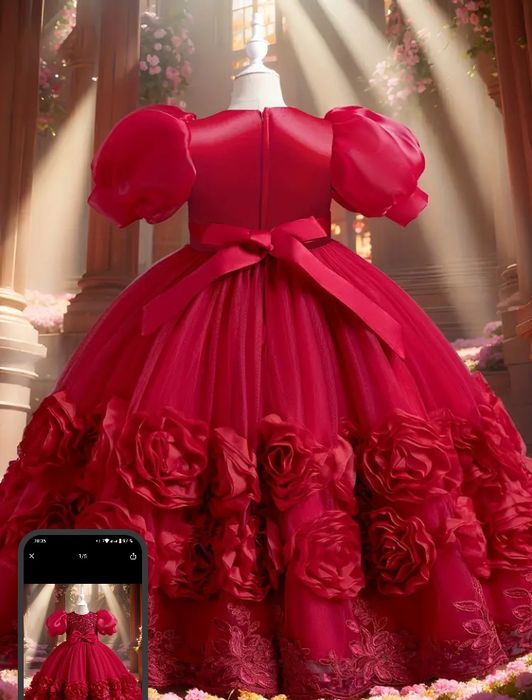 Продам длинное пышное платье