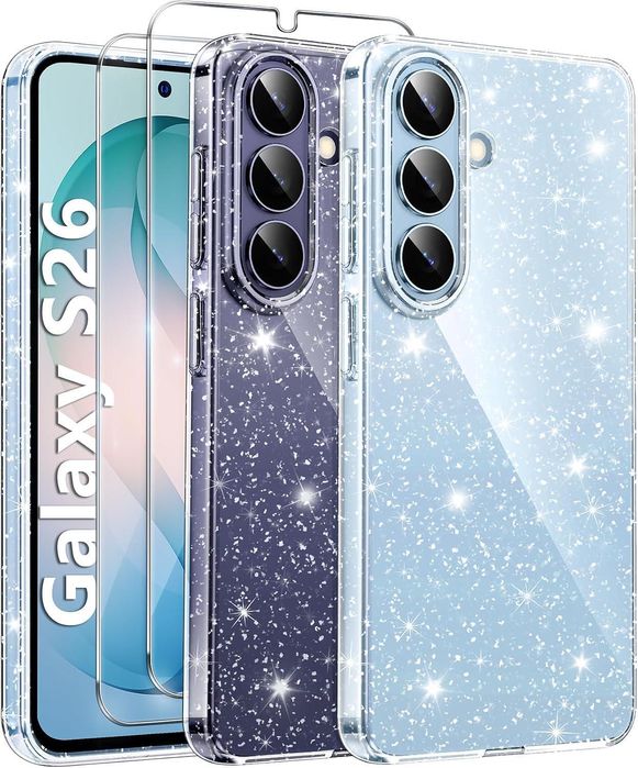 Блестящ кейс glitter case за samsung galaxy s26