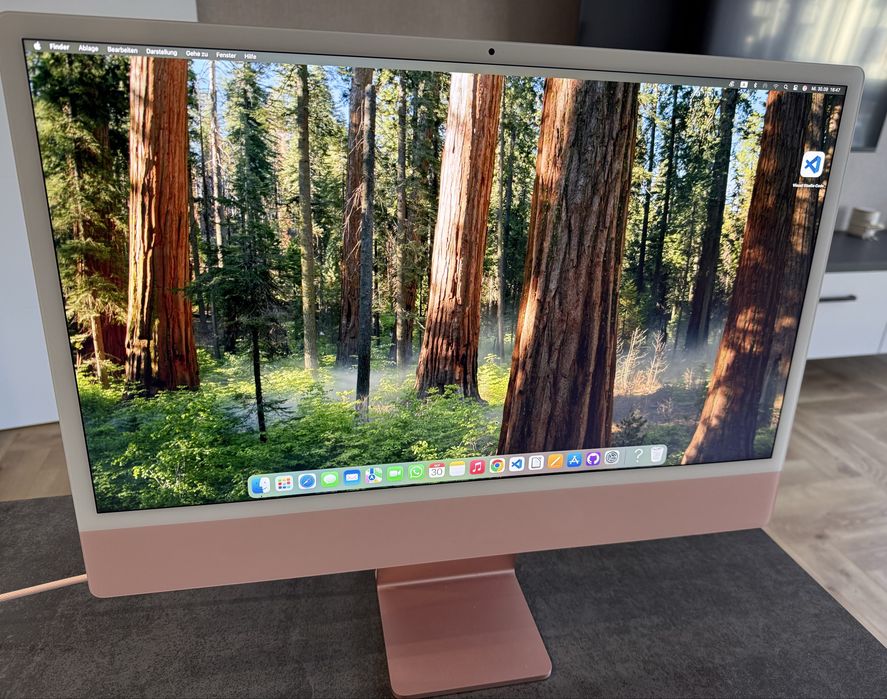 Apple iMac 24” M1 8GB 256GB Pink + Magic Keyboard + Magic Mouse