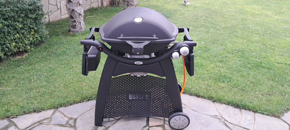 Газово барбекю Weber Q320 с чисто нови скари и горелки0
