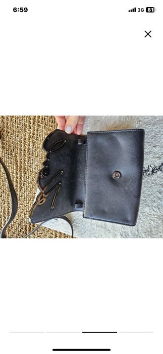 Дамска чанта естествена кожа Karl Lagerfeld