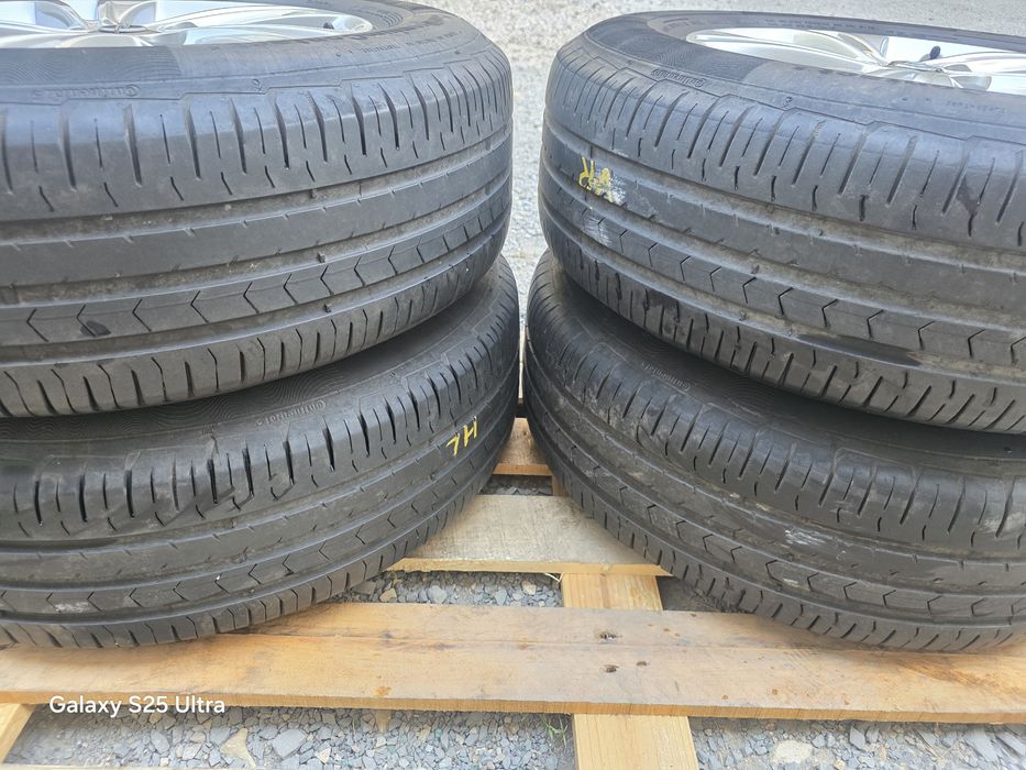 Лети джанти 16ки 5х108 Opel, Peugeot + летни гуми 215/70/16 Continental