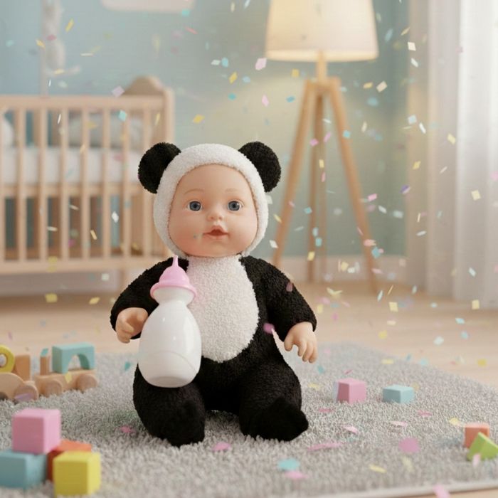 Интерактивна кукла бебе с костюм на животно – говори, смее се и плаче