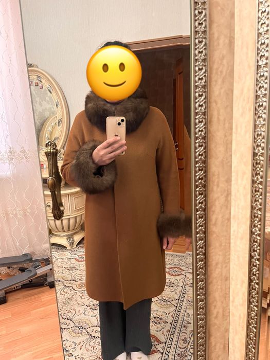 Пальто, воротник мех
