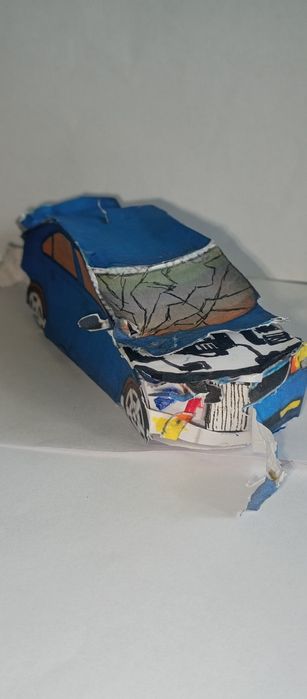 Skoda Octavia из бумаги