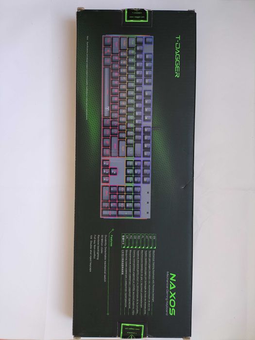 Механична геймърска клавиатура T-DAGGER Naxos
