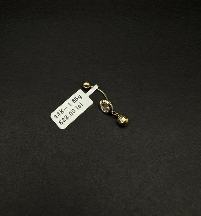 Bijuteria Royal piercing aur 14k 1.65 gr