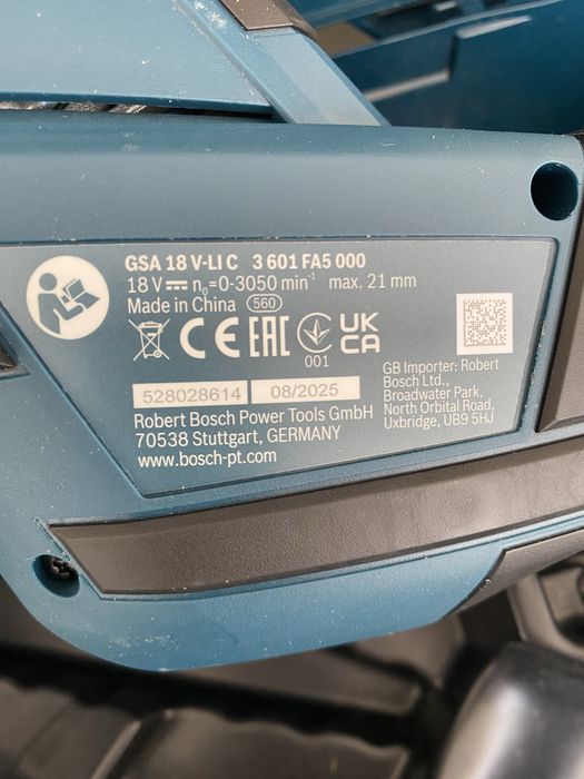 Fierastrau Sabie Bosch GSA 18V -LI Noua 2025/8