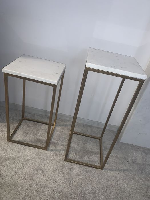 Stativ marmura alba /2 buc