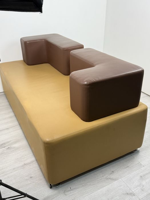 Steelcase немски офис диван с естествена кожа