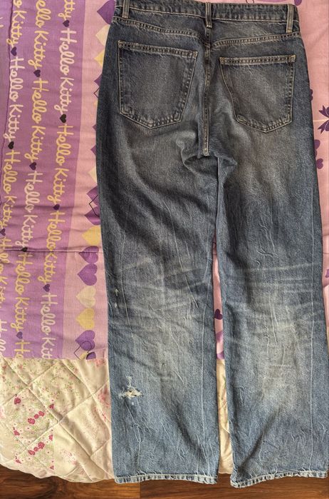 Дамски сини дънки