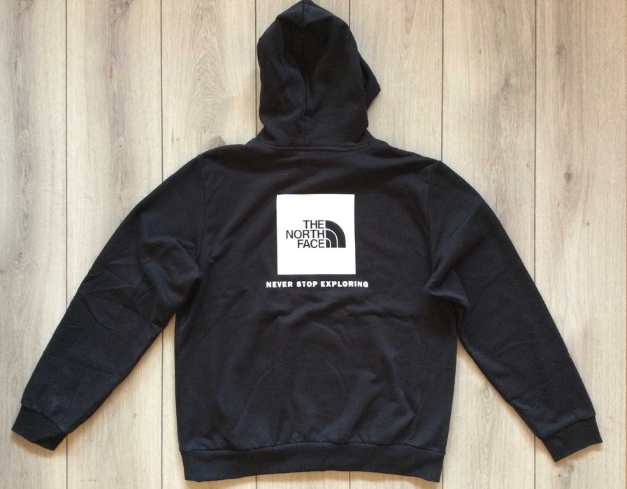 НОВ оригинален черен памучен суичър блуза THE NORTH FACE размер L от САЩ