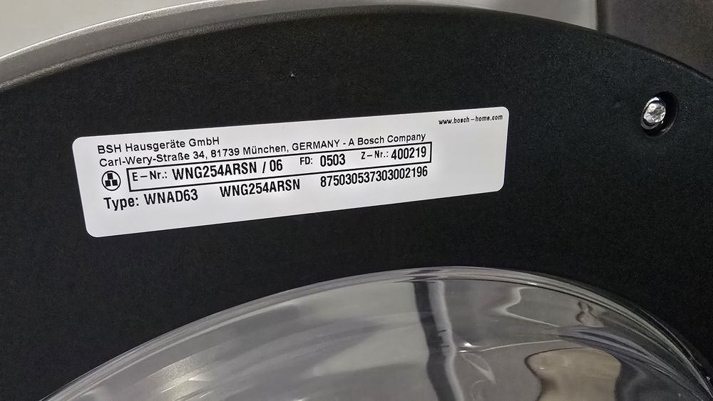 Пералня със сушилня Bosch series 6