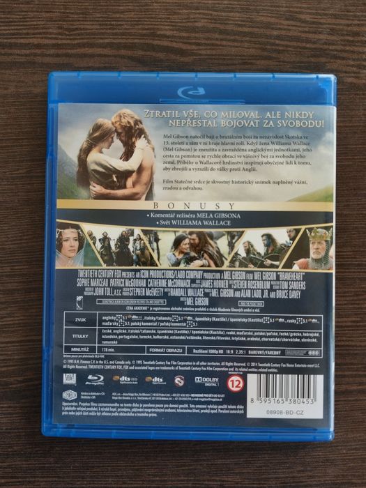 Braveheart / Inimă neînfricată [1995] (Blu-ray Original, Impecabil, Românã)