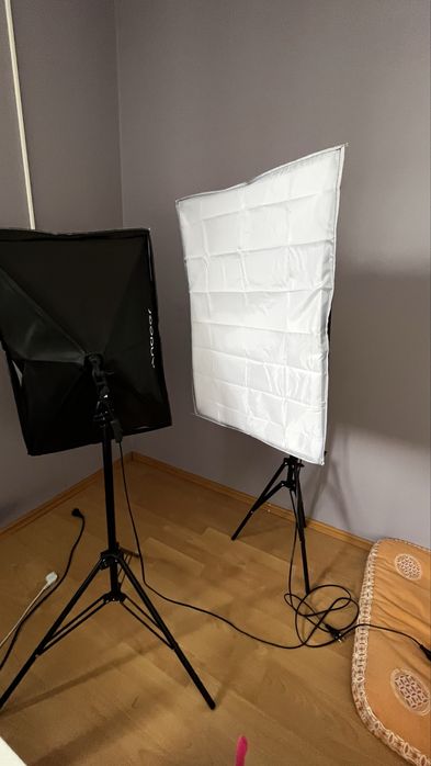 Lumini studio (becuri LED 100W si 50W)