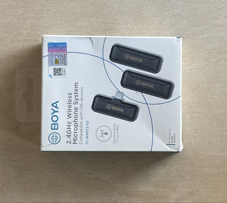 Set Lavaliere Boya BY-M1 – Conector Lightning – Audio Clar