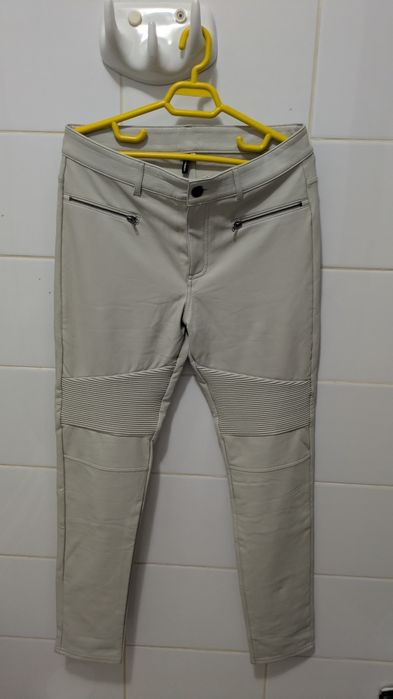 Pantaloni imitație piele calzedonia m