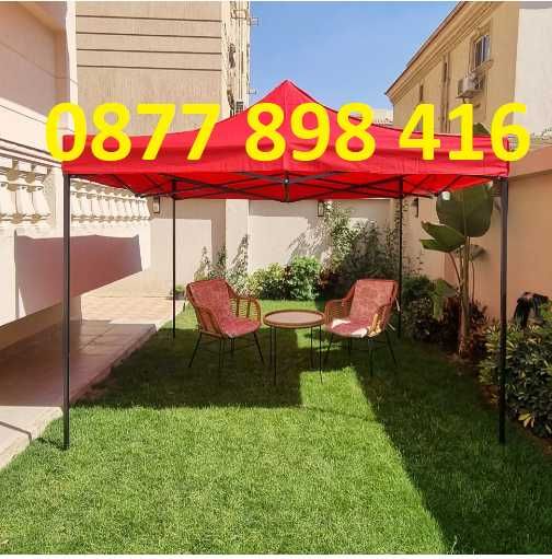 Нови 3 размера  Сгъваема Шатра Хармоника Различни цветове модел 2025г