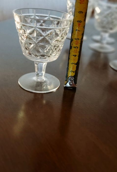 Хрустальные советские фужеры