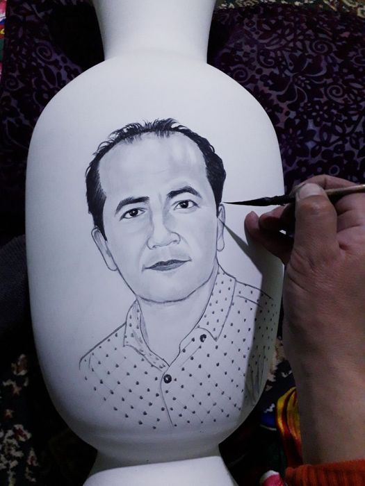 Сопол буюмларга ручной ва рангли расмлар чизиш хизматлари