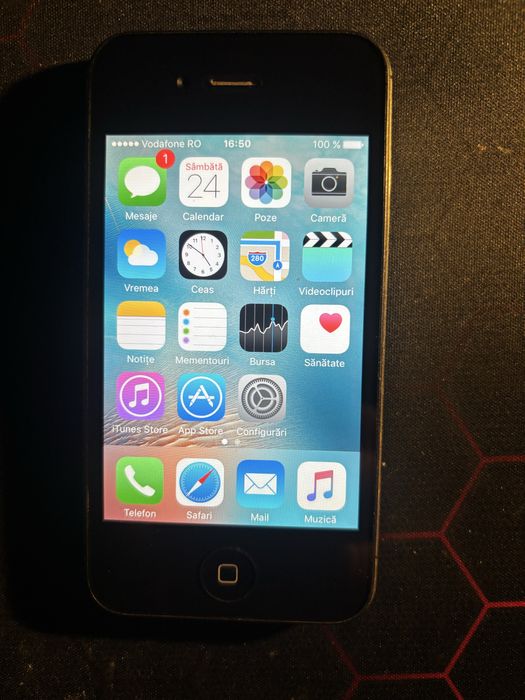 telefon de colectie iphone 4s , 8 gb stare buna