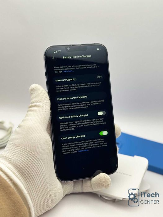 iPhone 13 PRO MAX, 128GB, ОТЛИЧЕН, ГАРАНЦИЯ, 100% батерия!