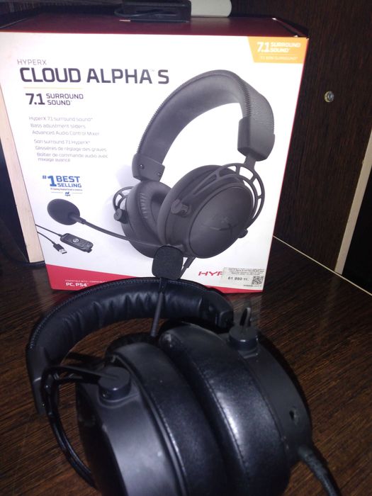 Наушники  HyperX cloud alpha s